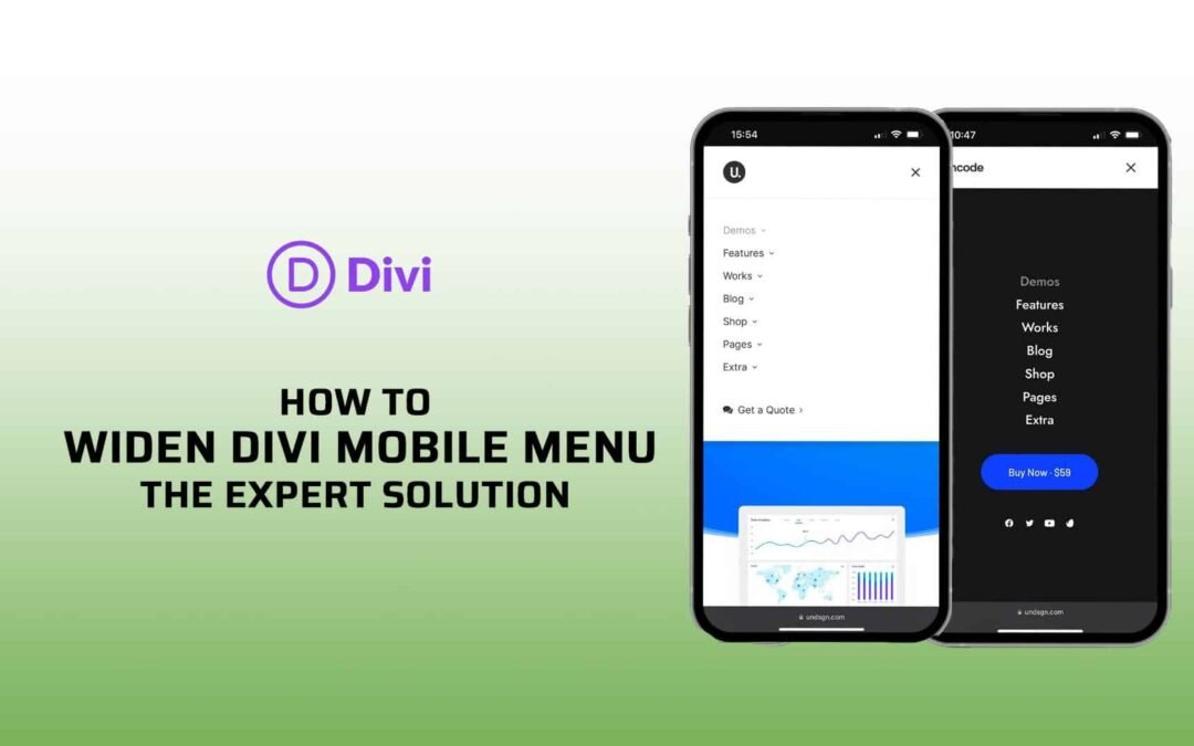 How to Widen Divi Mobile Menu — The Expert Solution for a Better User Experience
