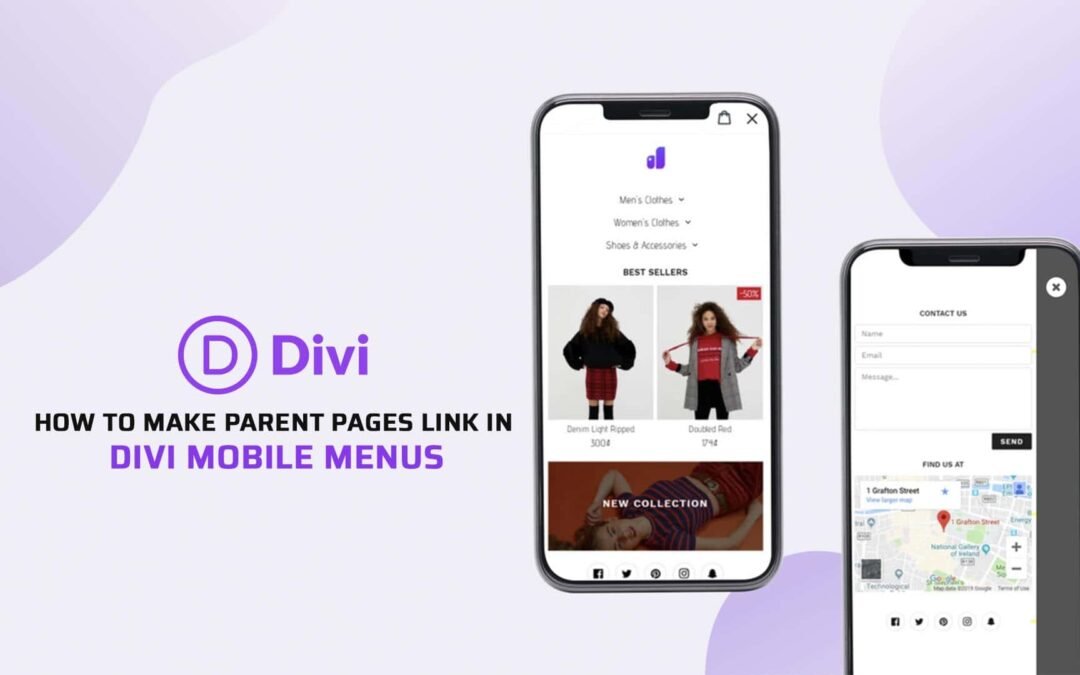 How to Make Parent Pages Link in Divi Mobile Menus