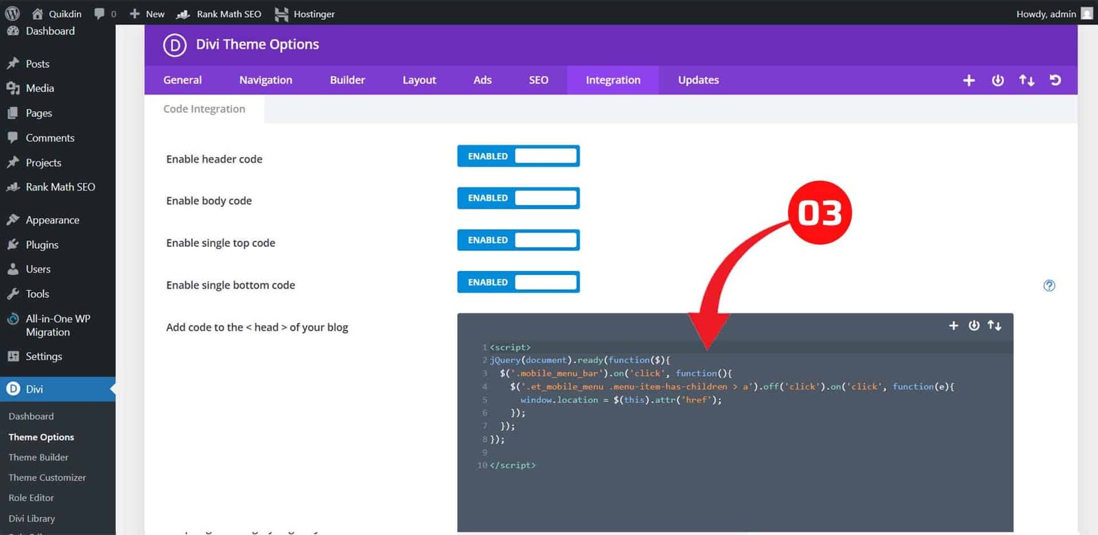 How to Make Parent Pages Link in Divi Mobile Menus, wordpress with divi, divi wordpress