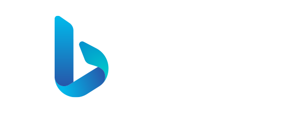 Microsoft Google Bing White Logo
